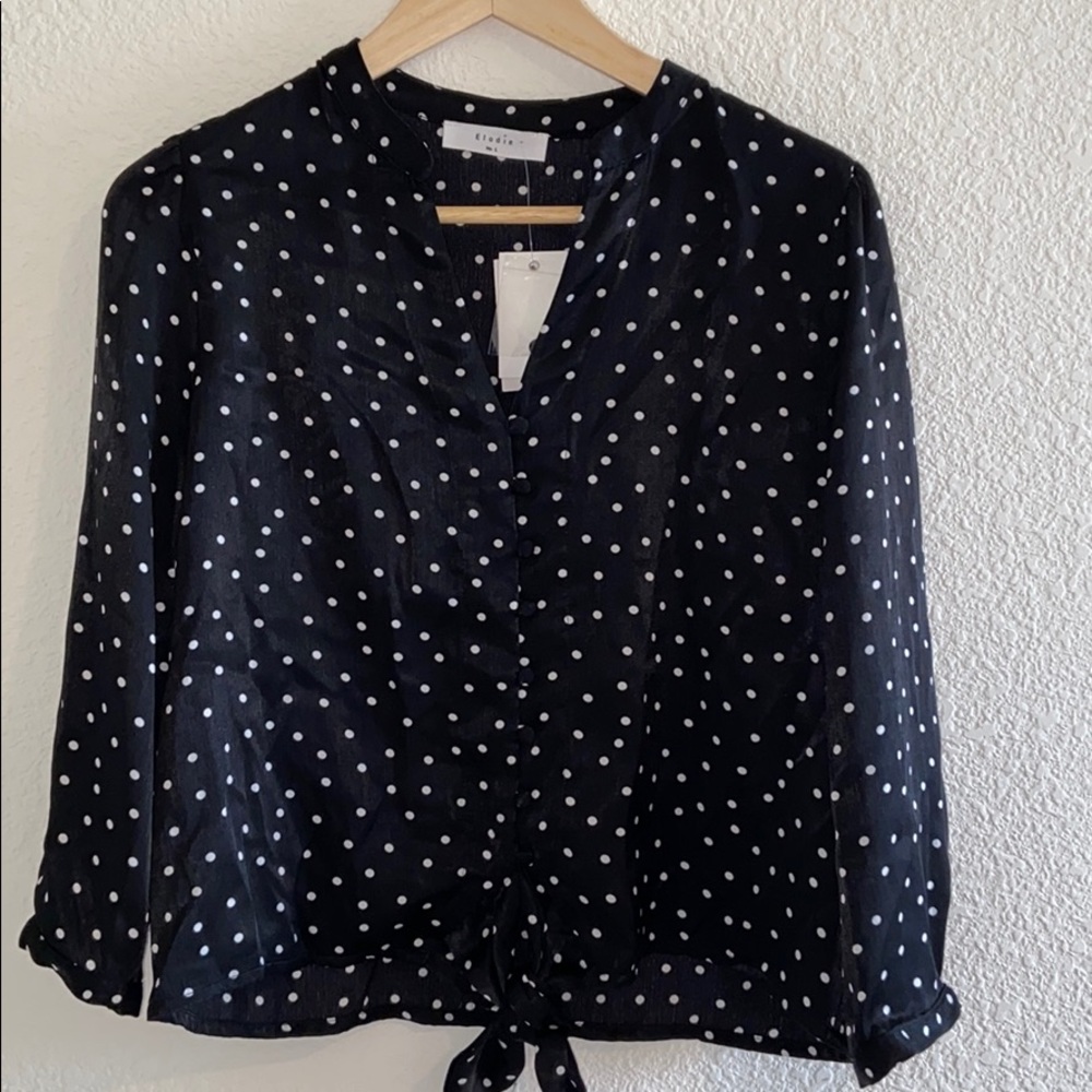 NWT | Elodie | Women’s polka dot blouse